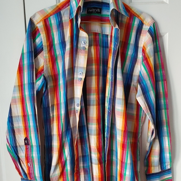 Franco Negretti Other - Franco Negretti Men multicolor Dress Shirt size S